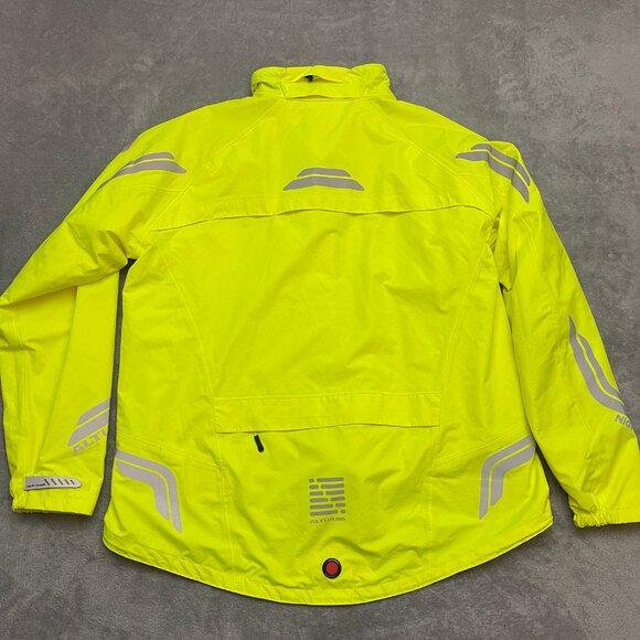 ALTURA Jacket Mens Hi Vis Yellow Night Vision Cycling Reflective Full Zip XXL - Picture 9 of 12